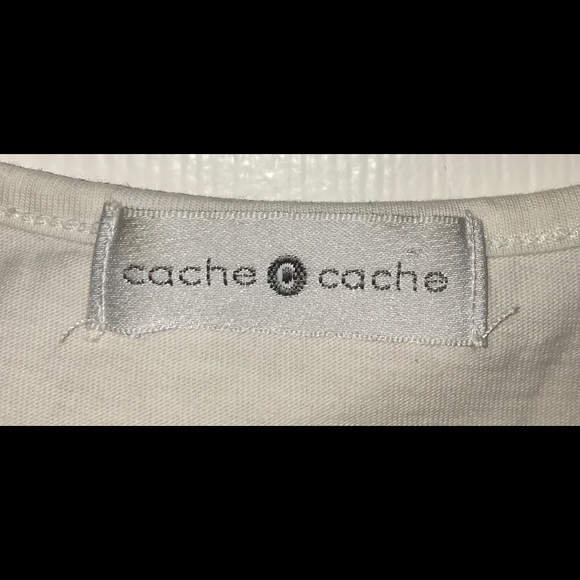 off the shoulders small sleeves t shirt, +sequins - Picture 4 of 4